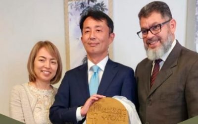 Wendes Oliveira, presidente da Anbej, participa do encontro nacional das associações de ex-bolsitas do governo japonês